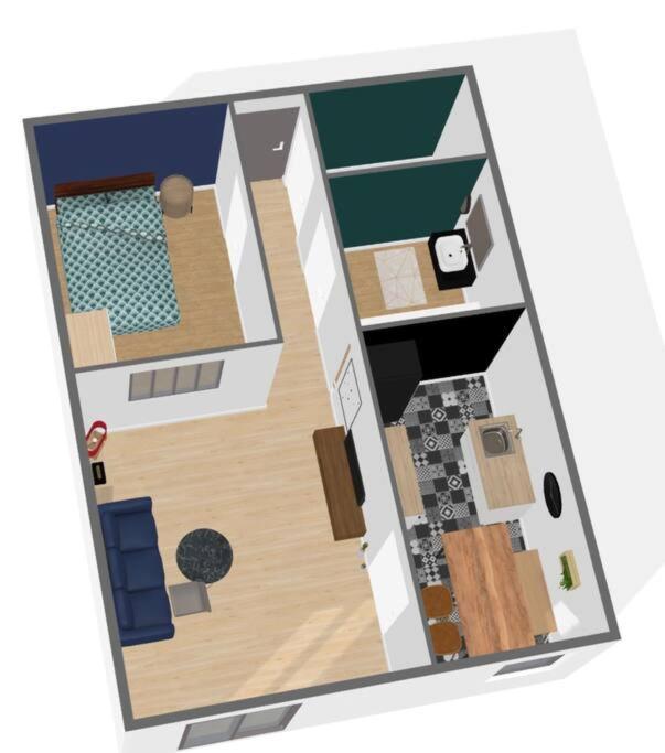 Appartement T2 Avec Jardin Proche Gare